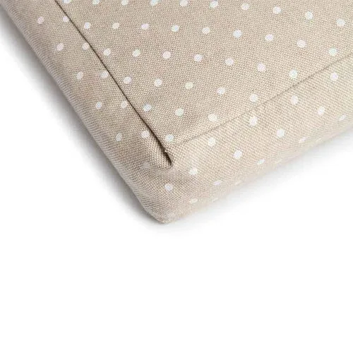 Cover Materassino Panama Ecru' Pois Bianchi