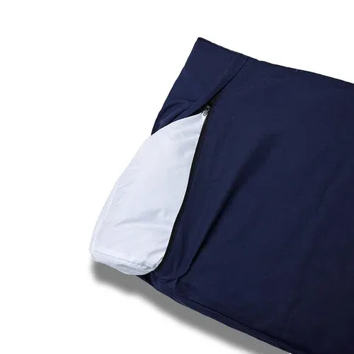 Cover Materassino Sfoderabile Cotone Unito Siena Navy