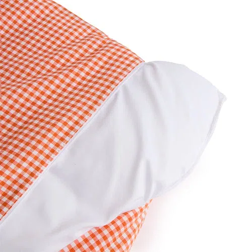 Cover Materassino Sfoderabile Vichy Arancione