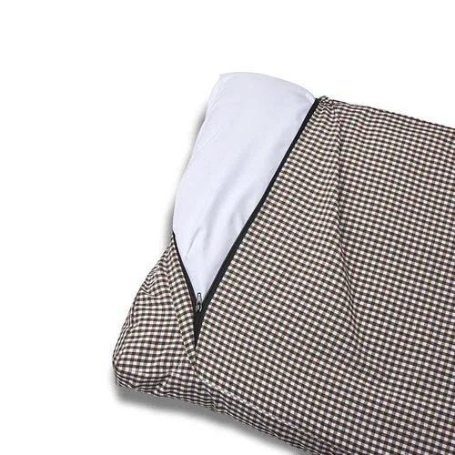 Cover Materassino Sfoderabile Vichy Marrone