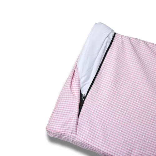 Cover Materassino Sfoderabile Vichy Rosa