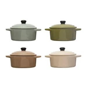 Creative Co-Op Assorted Stoneware Mini Baker