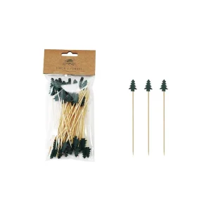 Creative Co-Op Bamboo Christmas Tree Skewer