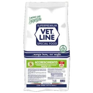 Crocchette Accrescimento Vet line con Pesce
