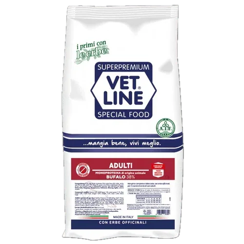 Crocchette per Cani Adulti Vet line Gusto bufalo