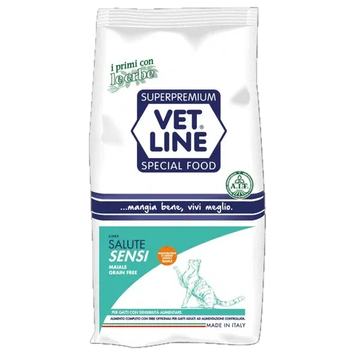 Crocchette per Gatti Vet line Salute Sensitive Maiale Grain Free