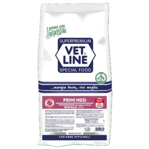 Crocchette primi mesi cuccioli di Cane Vet line Gusto Bufalo