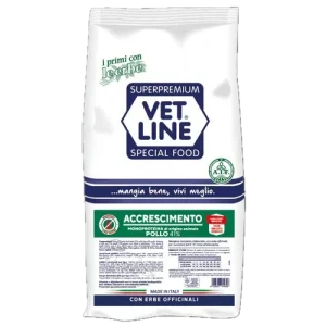 Crocchette Vet line Monoproteico per Cani in Accrescimento Gusto Pollo