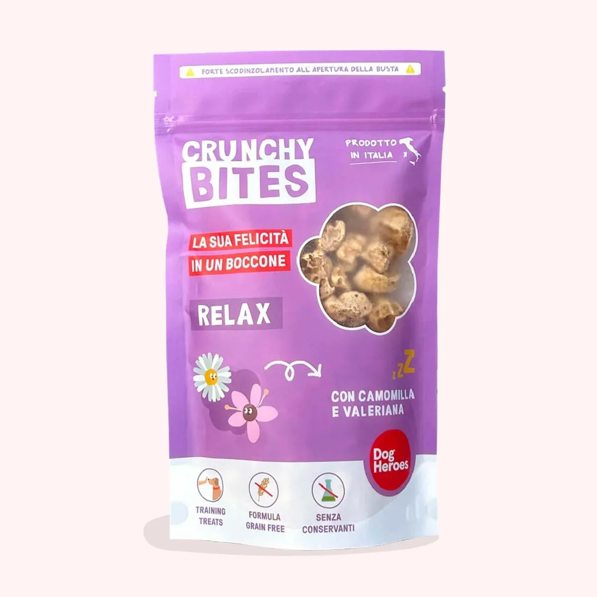 Crunchy Bites – RELAX con Camomilla e Valeriana