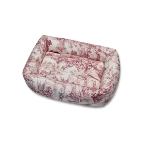 Cucce per Cani Toile de Jouy | Divanetti Eleganti e Sfoderabili Made in Italy | Leo e Luna
