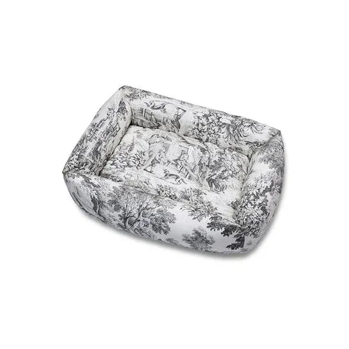 Cucce per Cani Toile de Jouy | Divanetti Eleganti e Sfoderabili Made in Italy | Leo e Luna