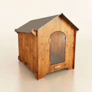Cuccia per Cani Modello Pippo Taglia L | In Laminato HPL Anti Morso