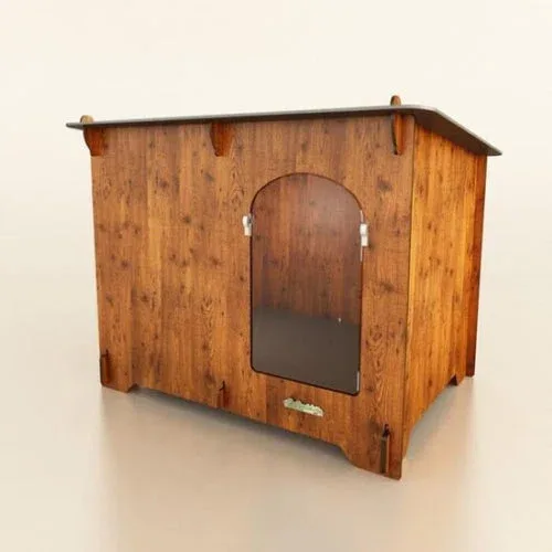 Cuccia per Cani Modello Pluto Taglia M | In Laminato HPL Anti Morso