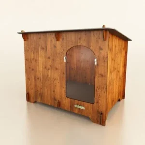 Cuccia per Cani Modello Pluto Taglia XL | In Laminato HPL Anti Morso