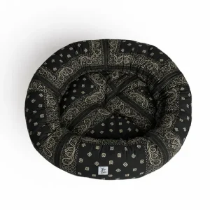 Cuccia Tonda Cotone Premium Bandana Grigio Scuro