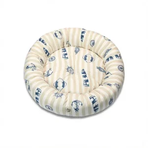 Cuccia Tonda Cotone Premium Lighthouse Anchor Stripes