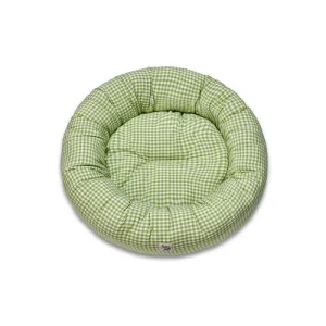Cuccia Tonda Vichy Verde Pistacchio