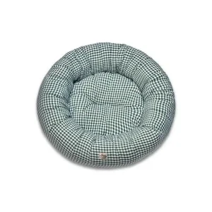 Cuccia Tonda Vichy Verde Scuro