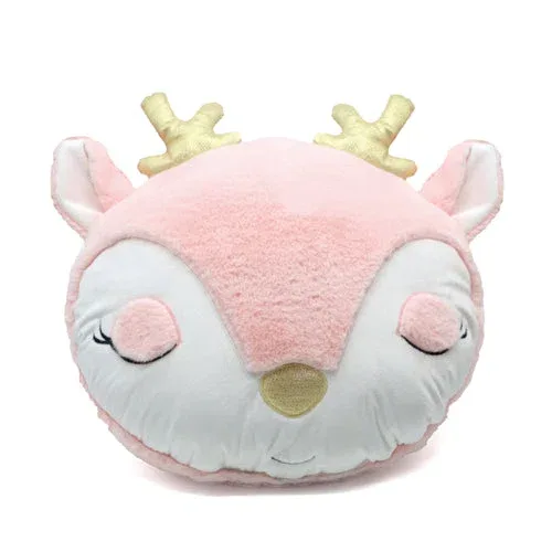 Cuscino Rosa a Forma di Renna per Cani e Gatti
