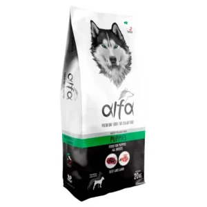 DAGEL Alfa Puppy Cane Premium All Breeds Manzo &amp; Agnello 20Kg