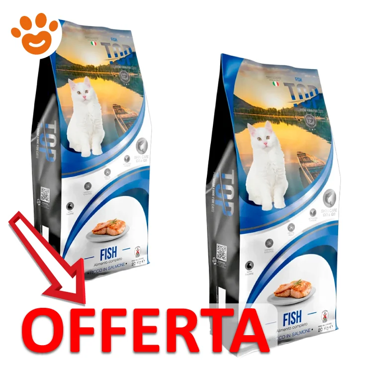 Dagel Top Cat Adult All Breed Fish con Salmone - Image 2