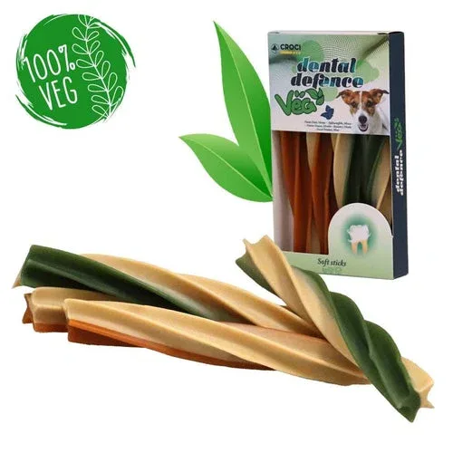 Dental Defence: snack stick twirl vegetali per cani