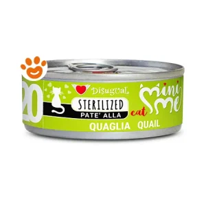 Disugual Cat Mini-Me Sterilised 20 alla Quaglia