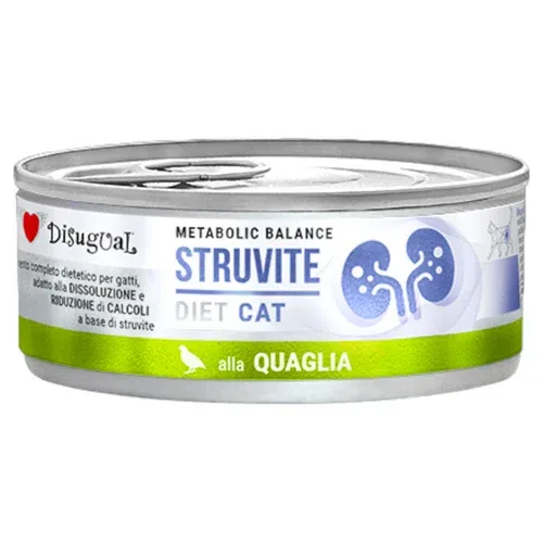 DISUGUAL Gatto Struvite Patè alla Quaglia 85gr