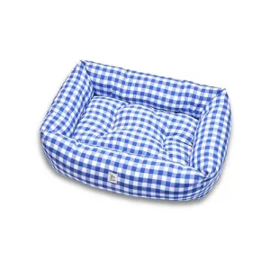 Divanetto Cotone Quadretto Bluette