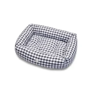 Divanetto Cotone Quadretto Grigio