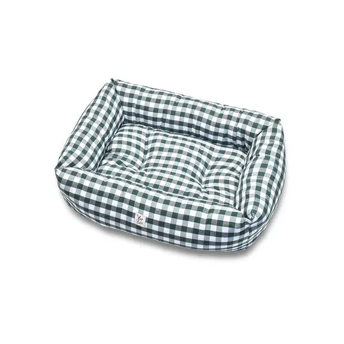 Divanetto Cotone Quadretto Verde