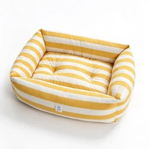 Divanetto Cotone Righe Larghe Giallo