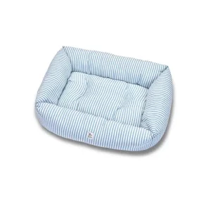 Divanetto Cotone Righe Strette Ottanio