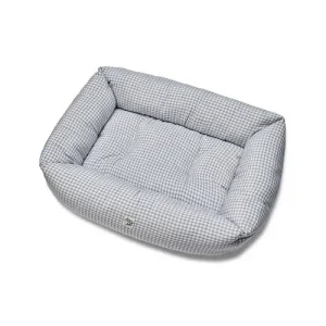 Divanetto Cotone Vichy Grigio Chiaro