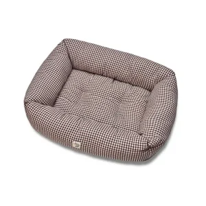 Divanetto Cotone Vichy Marrone