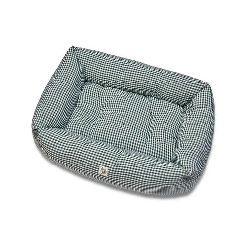 Divanetto Cotone Vichy Verde Scuro