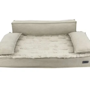 Divano quadrato comfort con bordo "Nuka