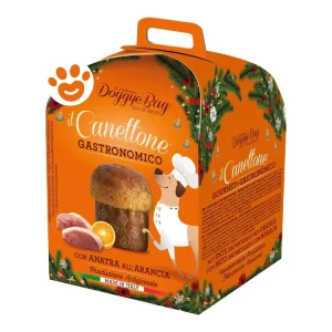 DoggyeBag Canettone Gastronomico con Anatra e Arancia – Panettone per Cani