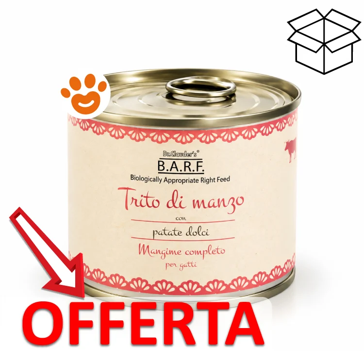 Dr.Clauder’s Barf Cat Menù Completo Trito di Manzo - Image 2