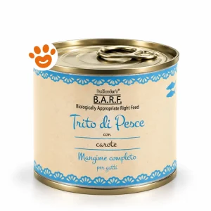 Dr.Clauder’s BARF Cat Menù Completo Trito Di Pesce con Carote