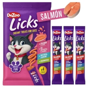 DR ZOO Cat Licks Creamy Snack Salmone 4pz