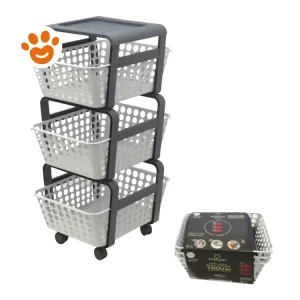Ecoplast Modula Carrello Portaoggetti (29×41,5x75cm)