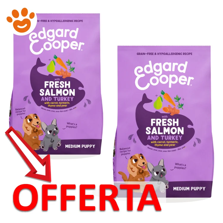 Edgard Cooper Dog Puppy con Salmone e Tacchino - Image 2