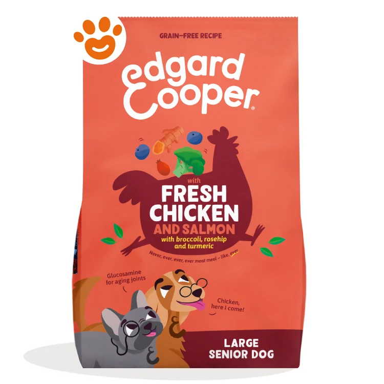 Edgard Cooper Dog Senior Pollo e Salmone