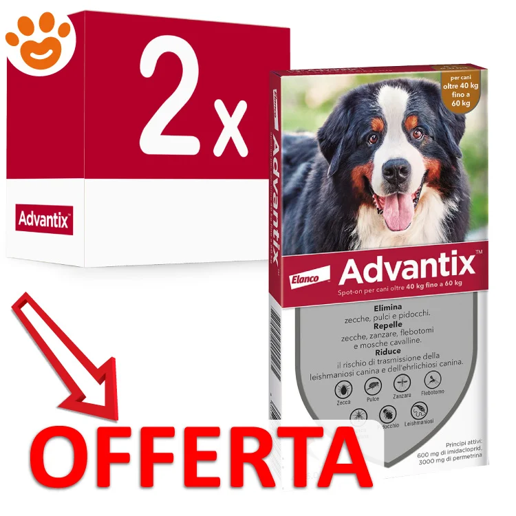 Elanco Dog Advantix Spot-On (40-60kg) - Image 2