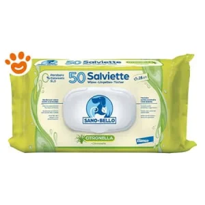 Elanco Sano e Bello Dog & Cat Salviette Detergenti Citronella