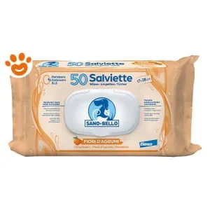 Elanco Sano e Bello Dog & Cat Salviette Detergenti Fiori D’Agrumi