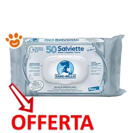 Elanco Sano e Bello Dog & Cat Salviette Detergenti Senza Profumo - Image 2