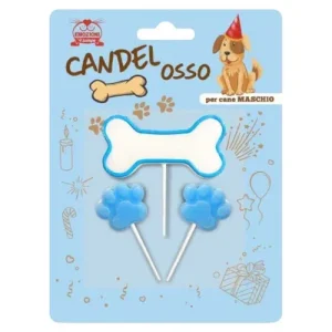 EMOZIONI A 4 ZAMPE Candel Osso per Cane Maschio