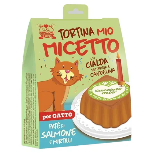 EMOZIONI A 4 ZAMPE Gatto Tortina Mio Micetto 90gr